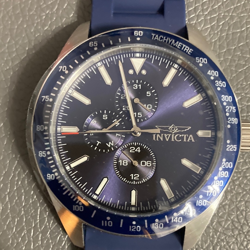 Invicta Aviator
Nomad Men's Watch - 45mm,
Blue (38401) - Picture 6 of 7